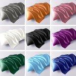 1PC Soft Satin Pillowcase - Add Comfort & Style To Your Bedroom Or Living Room Sofa - No Pillow Insert Included