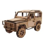 3D Wooden Model Land Rover Defender