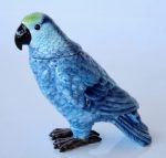 Blue Parrot Ornament Lid – 21X11X20CM