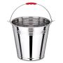 Stainless Steel Bucket With Handle - 12 Liter