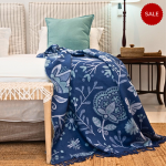 Bell A Vita - Night Garden Midnight seafoam - 150 X 200 Cm