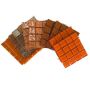 Just Orange Mosaic Tiles Small For Crafting