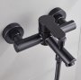 Black Bath Wall Type Mixer Tap Faucet 0830B