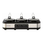 Goldair Triple Pot Slow Cooker 3 X 2.5L