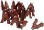 1-21 Strings Guzheng Wooden Bridge String Holder Set With Guzheng Bridge
