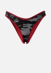 Diesel Bfpn-punchy Bikini Bottoms - Black & Red