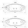 Kbc Brake Pads Front For Chevrolet Spark