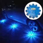 1PC LED Road Lighting Warning Lights Roadside Night Running Emergency Lights Safety Flashing Warning Lights Magnetic Emergency W