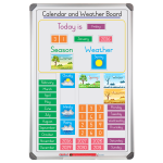 Calender And Weather Board Slimline Magnetic 900 600MM
