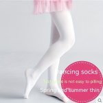 Girls Plain Color Leggings Socks Breathable Comfortable Pantyhose Sheer Tights For Toddlers Kids Children Dance