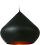 230VAC 60W 1XE27 Pendant Black/gold 340MM Dia.