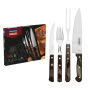Tramontina 14PC Braai Set Brown