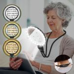 30X 10X Magnifying Glass With Light Large Hands Free Magnifying Glass For Reading 3 Color LED Lights Flexible Gooseneck Magnifie