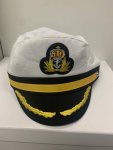 Sailor Captain Hat Whiteblack