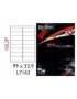 16UPB Multi-purpose Inkjet-laser Labels 99MM X 33.87MM 100 Pack