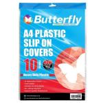 Source Direct - A4 Plastic Slip On Covers - Pack Of 2 10 Covers Per Pack