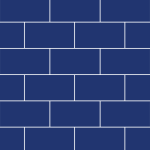 Pool Mosaic Subway Blue Tiles Gloss 150X75X6MM - Pps Online