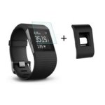 Generic Fitbit Surge Tpu Silicone Protective Case - With Glass Screen Protector