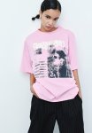 Oversized Printed T-Shirt - Light Pink Yungblud