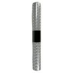 Decoration Fabric Runner 28X250CM Silver Diamante Dots