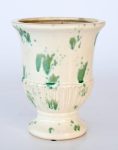 Cream With Green Urn 24X20CM