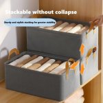 Large Capacity Foldable Clothes Storage Box: Organize Your Underwear Bras And Pants In Style