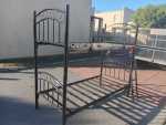 Sturdy Metal Single-over-single Bunk Bed