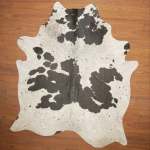 Aa Grade Cow Hide 395 Black white XL - Extra Large Black white Panelled