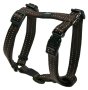 Rogz Utility Medium 16mm Snake Dog H-harness Chocolate Reflective