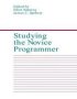 Studying The Novice Programmer   Paperback