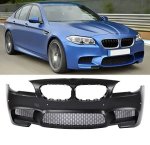 Bmw F10 5 Series M5 Style Front Bumper 11-17 No Fog Holes
