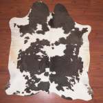 Aas Grade Cow Hide 1037 Brown white L - Large Brown white Panelled