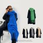 Solid Color Plush Warm Chunky Scarf Long Simple Large Thickened Tassel Shawl Winter Outdoor Windproof Coldproof Female Scarf