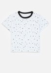 PoP Candy Contrast Neck Crew Neck-black & White
