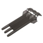 Julihai Abs Box Lightweight Compact Organizer With 3 Sleeve Storage For Darts Enthusiasts Black