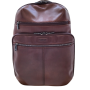 CELLINI Infiniti Multipocket Leather Backpack Brown