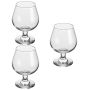3 Pack - 340ML European-style Crystal Brandy & Wine Glass - Transparent