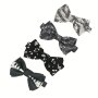 1PC Men's Music Note Pattern Bow Tie Party Bow Tie Suitable For Going Out Party Ideal Choice For Gifts