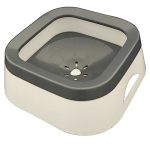 Dog Water Bowl Dispenser Cat Drinking Feeder 1L Pet Feeding Vehicle Carried Water Bowl Dispenser For Kitten Travel Gray