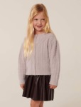 Alina Girls Fluffy Cardigan - 10-12 Yrs Misty Lilac