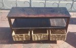 Wicker Brown Chest Of Drawers