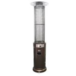 Alva Circular Medium Glass Tube Patio Heater