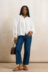 Straight Leg Elasticated Jeans - 16 Dark Wash