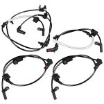 Wmphe 4 Pcs Abs Wheel Speed Sensor Compatible With Dodge Charger Challenger Magnum 2006 2007 2008 2009 Chrysler 300-2005 To 2010