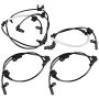 Wmphe 4 Pcs Abs Wheel Speed Sensor Compatible With Dodge Charger Challenger Magnum 2006 2007 2008 2009 Chrysler 300-2005 To 2010 Replacement For 477