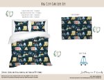Kids Duvet Set Big City Car Life
