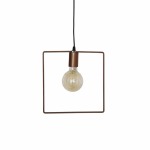 Shape Wire Pendant Light Four Shape Styles - Triangle