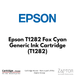 Epson T1282 Fox Cyan Compatible Ink Cartridge – Alternate Brand