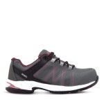 Light Industrial Ladies Safety Shoe - Black grey white 8