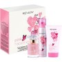 Revlon Pink Happiness Eau De Toilette Body Lotion & Body Spray Original 30ML + 150ML & 90ML